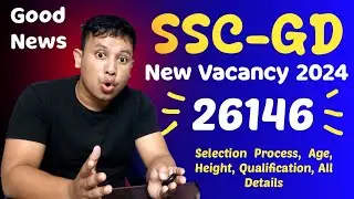SSC Constable GD Recruitment 2024⚡🔥 || SSC GD Vacancy 2024 || SSC GD Bharti 2024