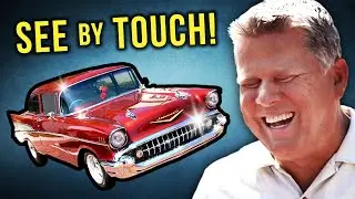 Feeling A Vintage Car With "Teeth" When You're Blind