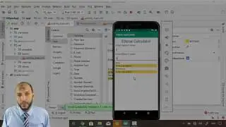 12 Android Kotlin   Ellipse Calculator   Design App UI   EditText, inputType, singleLine