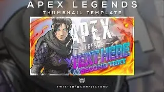 ►APEX LEGENDS THUMBNAIL TEMPLATE PSD