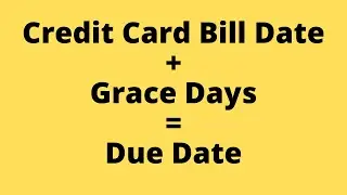 Credit Card Bill Date & Credit Card Due Date Explain in Hindi 