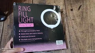 Ring Fill Light Unboxing,Begginer Youtuber best Ring Light, YouTube Ring light Setup New Youtuber,