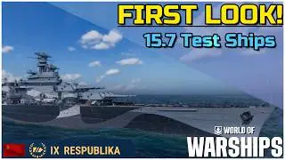 First look Pérez Gacitúa, Latouche-Tréville, Respublika: 15.7 Test Ships!
