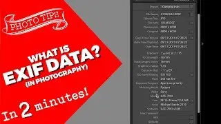 What is EXIF data?