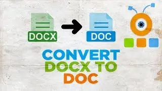 How to Convert DOCX to DOC 2019