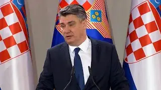 Prvo obraćanje novog predsjednika Republike Hrvatske Zorana Milanovića