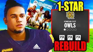 I Rebuilt a 1-STAR SCHOOL in College Football 25.
