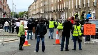 Ek Tha Tiger crash scene on location, 8th October 2011 (Mount Street Upper, D2)