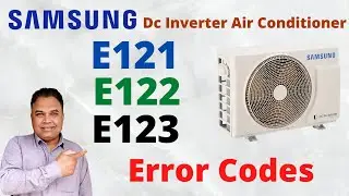 Samsung Dc Inverter Air Conditioner E121/E122/E123 Error Codes | Samsung Inverter Ac | Urdu/Hindi