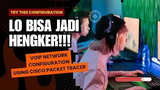 CONFIGURING A VOIP NETWORK ON CISCO PACKET TRACER!!!!!! 