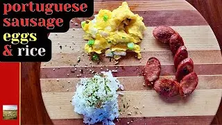 Portuguese Sausage Eggs & Rice | Hawaii Breakfast Recipe