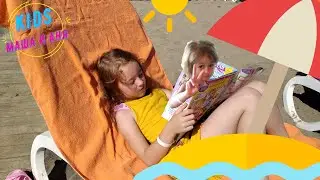 Masha lost Anya at sea Funny stories about Masha and Anya KIDS Masha and Anya