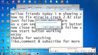 miracle thunder 2.82 start button not working solution