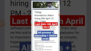 Trilogy internship 