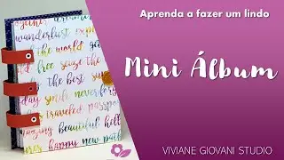 Aprenda a fazer um Mini Álbum de Scrapbook Fácil