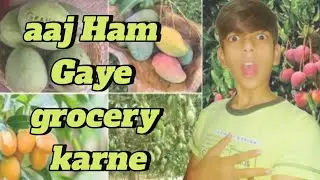 aj hum grocery karnay gayy plz like or subscribe karo jaldi jaldi .......😉