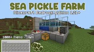 CARA MEMBUAT SEA PICKLE FARM ! | MINECRAFT BEDROCK EDITION 1.21+