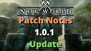 New World Patch Notes Update 1.0.1 Bug Fixes, Server Transfers!