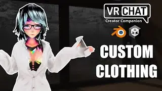 How To Add Simple Custom Clothing To Your VRChat Avatar base - Blender Fitting Tutorial