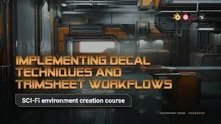 【Masterclass】SCI-FI environment Creation Course Implementing Decal Techniques and Trimsheet Workflow