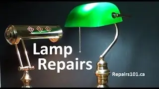 Lamp Repairs - How to Rewire, Switch Replacement & Underwriter's Knot