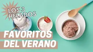 Los 3 HELADOS populares del verano: Chocolate, vainilla y fresa 🍦 RECETA FÁCIL 🍨 | Los Informativos