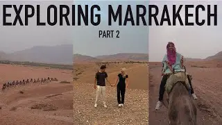 Marrakech Morocco Vlog: Desert Camel Riding, ATV & Mountain Night Show Adventure!