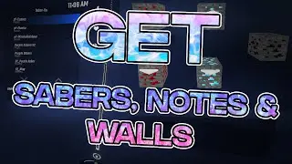 How To Get CUSTOM SABERS, Notes and Walls in Beat Saber | Beat Saber Custom Sabers