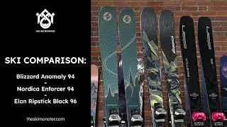 Ski Comparison: Blizzard Anomaly 94 vs. Nordica Enforcer 94 vs. Elan Ripstick 96 Black