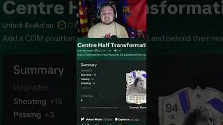 NEW CENTRE HALF TRANSFORMATION EVO IS SO GOOD!!! #fc24 #fut #ultimateteam