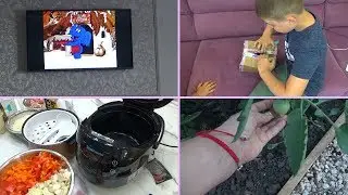 VLOG : Никите пришла кепка / Моя новая мультиварка / Хорошо в теплице/  Мама Вика