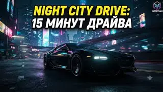 Вся красота Night City: 15 минут атмосферной ночной поездки Cyberpunk 2077