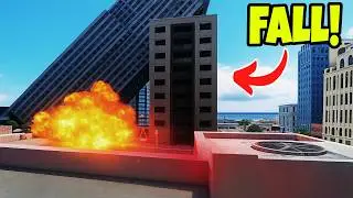 Realistic COLLAPSING SKYSCRAPERS In Roblox!