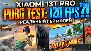 XIAOMI 13T PRO PUBG TEST 120FPS? ....