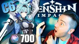 ÜBER 700 PULLS auf EULA! SCHAFFEN WIR C6 + Waffe!? UNNORMALES GLÜCK!? Eula Pulls I Genshin Impact