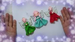 ANGELES NAVIDEÑOS EN PORCELANA FRÍA O PORCELANICRÓN PASO A PASO, FIGURAS NAVIDEÑAS