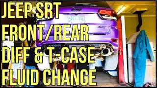Jeep Grand Cherokee SRT WK2 Front / Rear Differential Diff & Transfer Case Fluid Change / Replace