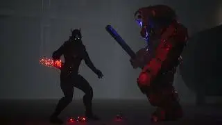clown vs bat - Unreal Engine - Iclone - Metatailor batman part 2