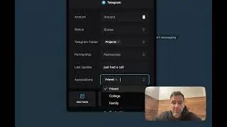 Send Contacts from Telegram to Notion