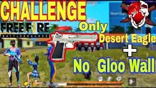 Only Desert Eagle + No Gloo Wall Challenge.🔥 1v1 Castom Match.Only Red Number.❤️  G B S  OverPower.😎
