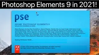 Installing Photoshop Elements 9 in 2021!