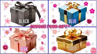 Choose YOUR Gift Black, Blue, Pink and Gold edition 4 Giftbox challenge