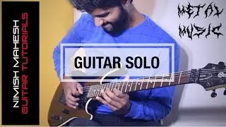 Metallica - Enter Sandman - Guitar Cover | Solo Performance |Nimish Mahesh