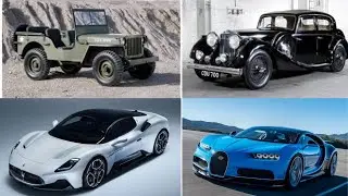 First Car For Different Brands Ferrari, Lamborghini, Audi, Mercedes Etc.