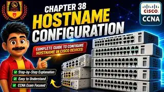 How to configure Host name in Cisco Device | Host name setup in Cisco Switch & Router | CCNA 200-301