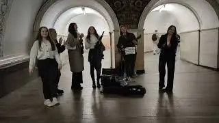 Сплин - Моё сердце остановилось - хором исполнили песню #музыкант Ahilei и девушки #бэк_вокалистки