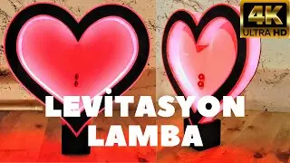 Levitasyon Lamba | Manyetik Lamba | Pleksi Gece Lambası