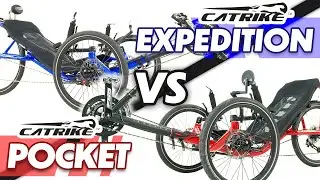 The Catrike Expedition vs Catrike Pocket - Utah Trikes Trike Showdown