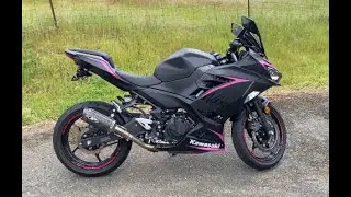 making my ninja400 black and pink