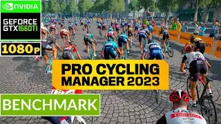 PRO CYCLING MANAGER 2023 - GTX 1660 Ti | Benchmark Testing Gameplay | EGPU EXP GDC TH3P4G3